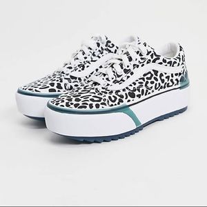 Vans Old Skool Stacked UV Ink Leopard Sneakers